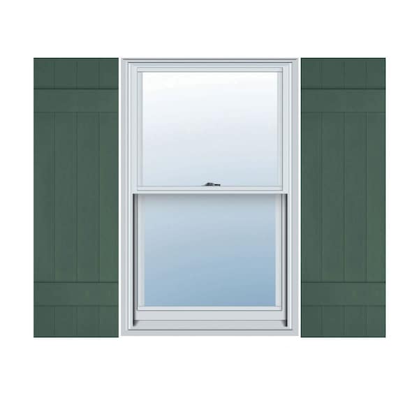 Ekena Millwork Mid-America Vinyl, TailorMade Four Board Joined (2 Batten), Board-n-Batten Shutters, J41449028, PR J41449028 - main